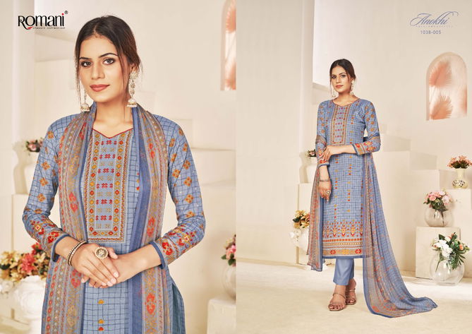 Romani Anokhi 2 Soft Cotton Printed Casual Daily Wear Designer Dress Material Collection